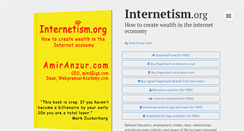 Desktop Screenshot of internetism.org